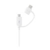 สายชาร์จ SAMSUNG Combo Cable Micro USB Type-C Connector (EP-DG930DWEGWW)