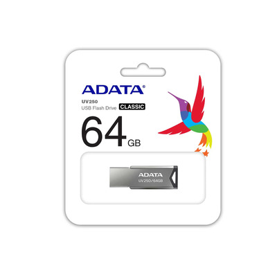ADATA Flash Drive UV250 64GB USB 2.0 Black (ADT-AUV260-32G-RBK)
