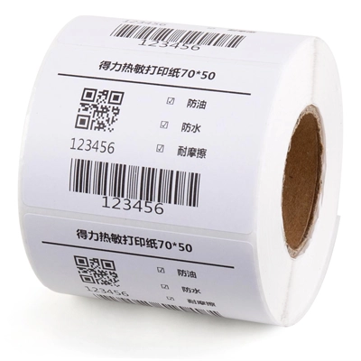 Deli 11871 สติ๊กเกอร์ความร้อน ขนาด 70x50 มม. (DLI-11871)
