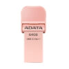 ADATA i-Memory Flash Drive AI920 – 64GB (Rose Gold) (ADT-AAI920-64G-CRG)