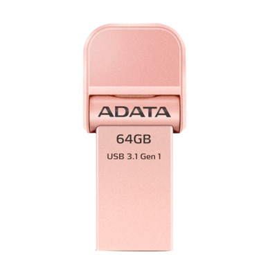 ADATA i-Memory Flash Drive AI920 – 64GB (Rose Gold) (ADT-AAI920-64G-CRG)
