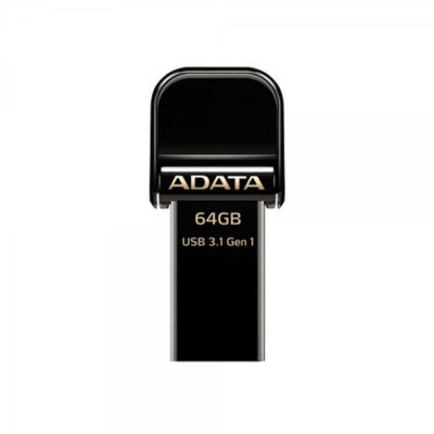 ADATA i-Memory Flash Drive AI920 – 64GB (Black) (ADT-AAI920-64G-CBK)