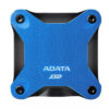 ADATA SD600Q 240GB Micro-USB - External SSD, Blue (ADT-600Q240GU31CBL)