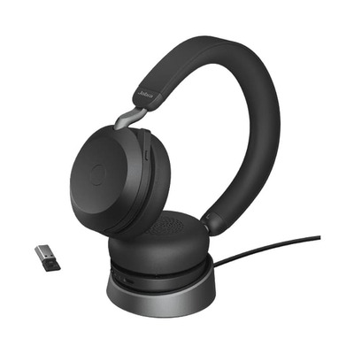 Jabra Evolve2 75 UC Stereo with Link 380a Dongle and Charging Stand (JBA-27599-989-989)