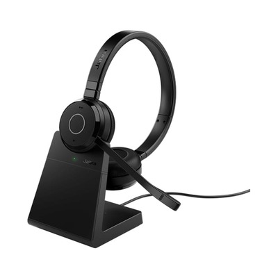 Jabra Evolve 65 TE MS Stereo with Link 390a Dongle and Charging Stand (JBA-6699-833-399)