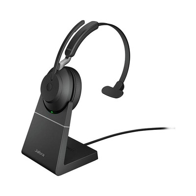 Jabra Evolve2 65 MS Mono with Link 380a Dongle and Charging Stand (JBA-26599-899-989)