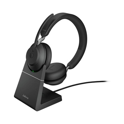 Jabra Evolve2 65 UC Stereo with Link 380a Dongle and Charging Stand (JBA-26599-989-989)