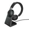 Jabra Evolve2 65, Link380a UC Stereo Stand Black (JBA-26599-989-999)