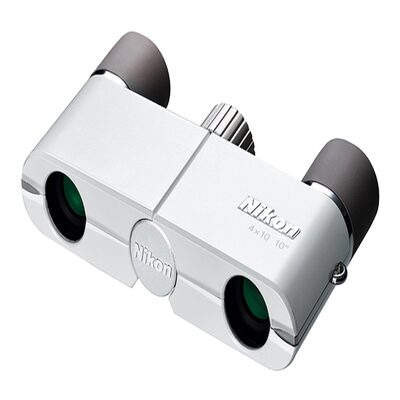 NIKON Binoculars 4X10D CF SILVER (NIK-BAA751AA)