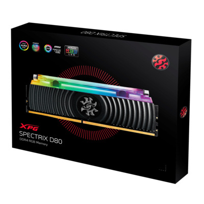 ADATA XPG Spectrix D80 RGB 3200MHz 8GB (ADT-U320038G16DB80)