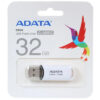 ADATA C906 32GB USB 2.0 Compact Design Flash Drive White (ADT-AC906-32G-RWH)