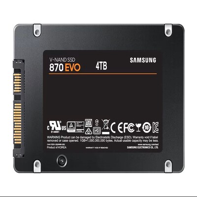 Samsung SSD 870 EVO SATA3 2.5" 4TB (MZ-77E4T0BW)