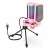 MICROPHONE (ไมโครโฟน) FIFINE AMPLIGAME A6V USB MICROPHONE WITH VOLUME DIAL - PINK (FFN-503119299-4162)