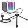 MICROPHONE (ไมโครโฟน) FIFINE AMPLIGAME A6VW USB MICROPHONE WITH VOLUME DIAL - WHITE (FFN-503119299-4179)