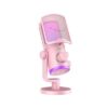FIFINE ไมโครโฟนคอนเดนเซอร์ USB รุ่น AM6P สีชมพู (FFN-541046433-4521)
