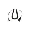 Jabra PC cord, QD to 1×3.5mm – coiled 2 meters (JBA-8800-01-102)