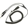Jabra PC cord – QD to 2×3.5mm – 2m coiled (JBA-8734-599)