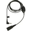 Jabra Cord for Alcatel, 500mm + 3.5m – w 3.5 mm plug and ptt (JBA-8735-019)