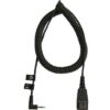 Jabra Cord 2m coiled w 2.5mm plug – QD cord for Panasonic (JBA-8800-01-46)