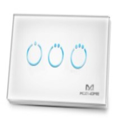 Touch Panel Switch US box 3x5A (MCO-MH-S613-AU-W)