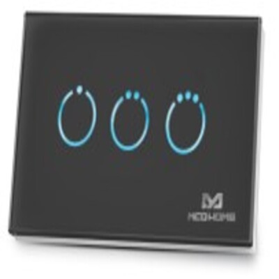 Touch Panel Switch US box 3x5A (MCO-MH-S613-AU-B)