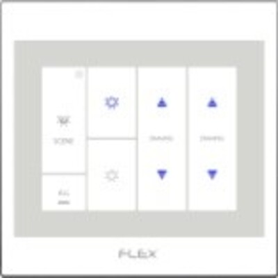 2Dimmers 3Scenes All On/Off (FLX-FXA-5022-W)